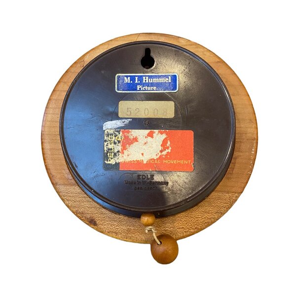 Vintage Hummel Swiss Movement Wall Mount Music Box Picture - Picture 2 of 4